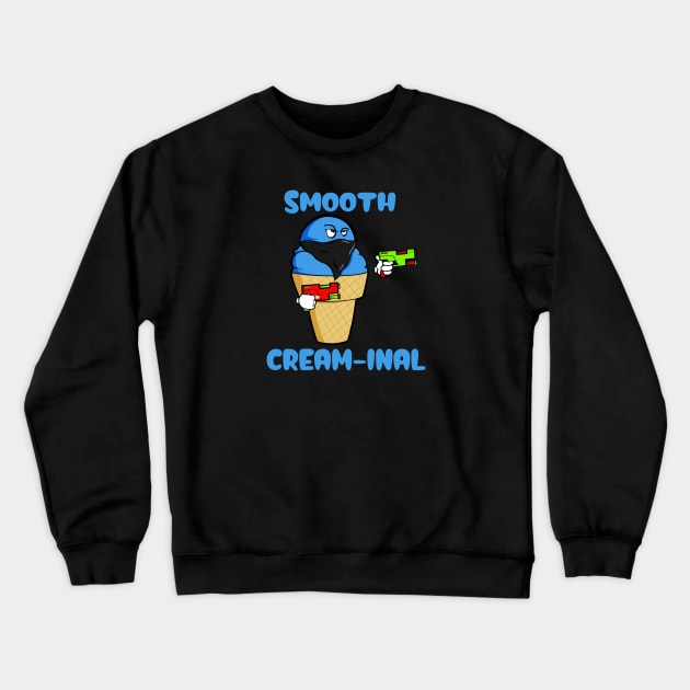 Smooth Cream-Inal Crewneck Sweatshirt by Art by Nabes